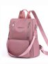 Zip & Pocket Front Classic Backpack