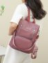 Zip & Pocket Front Classic Backpack