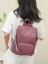 Zip & Pocket Front Classic Backpack