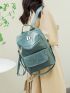 Zipper Fashion Backpack Unisex Classic Backpack