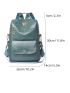 Zipper Fashion Backpack Unisex Classic Backpack