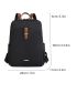 Two Tone Fashion Backpack Unisex Classic Backpack