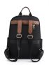 Two Tone Fashion Backpack Unisex Classic Backpack