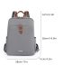 Two Tone Fashion Backpack Unisex Classic Backpack