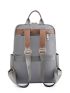 Two Tone Fashion Backpack Unisex Classic Backpack