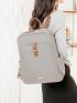 Two Tone Fashion Backpack Unisex Classic Backpack