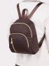 Zip Front Classic Backpack