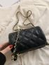 Mini Quilted Chain Box Bag