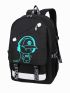 Men Cartoon Graphic Functional Backpack