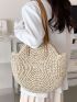 Minimalist Straw Bag