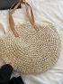 Minimalist Straw Bag