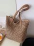 Minimalist Straw Bag