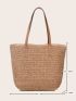 Minimalist Straw Bag