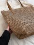 Minimalist Straw Bag