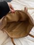 Minimalist Straw Bag