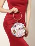 Mini Flower Decor Circle Bag