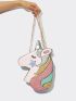 Mini Glitter Unicorn Design Novelty Bag