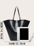 Minimalist Large Capacity Shoulder Tote Bag