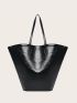 Minimalist Large Capacity Shoulder Tote Bag