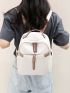 Mini Metal Decor Classic Backpack