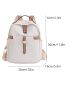 Mini Metal Decor Classic Backpack