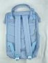 Letter Patch Pocket Front Backpack