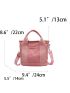 Minimalist Pink Square Bag