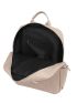 Beige Classic Backpack Metal Decor Fashion Backpack