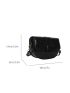 Mini Saddle Bag Crocodile Embossed Elegant Style