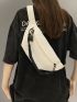 Minimalist Buckle Decor Fanny Pack