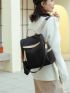 Tassel Decor Functional Backpack