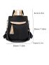 Tassel Decor Functional Backpack