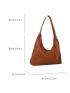 Large Shoulder Bag Minimalist Hobo Bag