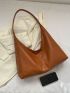 Large Shoulder Bag Minimalist Hobo Bag