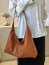 Large Shoulder Bag Minimalist Hobo Bag