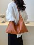 Large Shoulder Bag Minimalist Hobo Bag