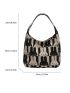 Cartoon Print Shoulder Bag Kawaii Hobo Bag