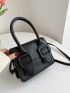 Mini Buckle Decor Flap Square Bag