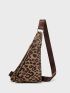 Mini Sling Bag Leopard Pattern PU