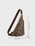 Mini Sling Bag Leopard Pattern PU