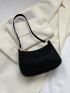 Studded Decor Shoulder Bag Colorblock Hobo Bag