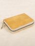 Zipper Around Card Holder PU For Daily Life