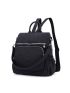 Patch Decor Classic Backpack