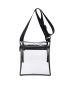 Minimalist Clear Bag Stadium Approved Clear Concert Crossbody Purse Bag with Inner Pocket and Adjustable Strap