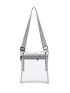 Minimalist Clear Bag Stadium Approved Clear Concert Crossbody Purse Bag with Inner Pocket and Adjustable Strap