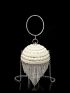 Mini Rhinestone & Faux Pearl Decor Circle Bag