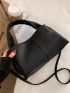 PU Shoulder Bag Minimalist Hobo Bag