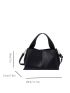 PU Shoulder Bag Minimalist Hobo Bag