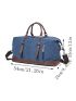 Buckle Decor Duffel Bag