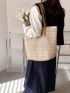 Minimalist Straw Bag